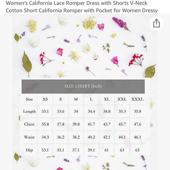 Eyelet summer dress Ruffles boho California with built in shorts READ - Picture 10 of 10